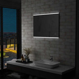 Specchio LED da Bagno con Sensore Tattile 80x60 cm