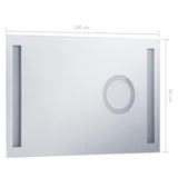 Specchio LED da Bagno con Sensore Tattile 100x60 cm