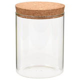 Barattoli in Vetro con Coperchio in Sughero 6 pz 650 ml