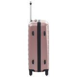 Set Trolley a Custodia Rigida 3 pz Oro Rosa in ABS