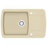 Lavello da Cucina in Granito Vasca Singola Beige