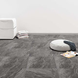 Tavole per Pavimenti 5,11 m 55 pcs PVC Nero e Bianco