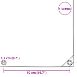 Telone 650 g/m 1,5x10 m Grigio