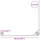 Telone 650 g/m 2,5x3,5 m Verde
