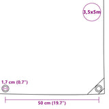 Telone 650 g/m 3,5x5 m Verde