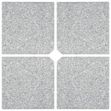 Piastre per Parasole 4 pz in Granito Quadrato 100 kg Grigio