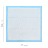 Tappetino Igienico per Cani 100 pz 60x60 cm Tessuto non Tessuto