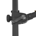 Ombrellone da Giardino con Base Portatile Tortora