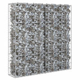 Gabbione in Acciaio Zincato Coperto 80x20x100 cm