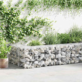 Gabbione con Copertura in Acciaio Zincato 300x50x50 cm