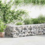 Gabbione con Copertura in Acciaio Zincato 300x50x50 cm