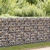 Gabbione con Copertura in Acciaio Zincato 300x50x100 cm