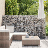 Gabbione con Copertura in Acciaio Zincato 300x50x150 cm