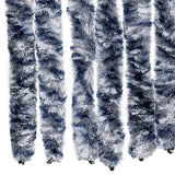 Zanzariera Blu Bianco e Argento 100x220 cm Ciniglia