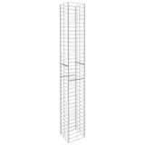 Gabbioni 3 pz in Acciaio Zincato 25x25x197 cm