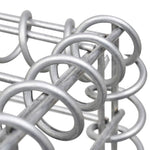 Gabbioni 3 pz in Acciaio Zincato 25x25x197 cm