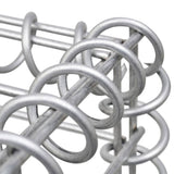 Gabbioni 3 pz in Acciaio Zincato 25x25x197 cm