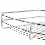 Cestello Metallico a 2 Livelli Argento Rotabile 180 75x38x80cm