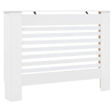 Copertura per Radiatore Bianca 112x19x81,5 cm in MDF