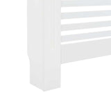 Copertura per Radiatore Bianca 112x19x81,5 cm in MDF