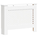 Copertura per Radiatore Bianca 112x19x81,5 cm in MDF