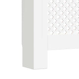 Copertura per Radiatore Bianca 112x19x81,5 cm in MDF