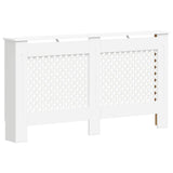 Copertura per Radiatore Bianca 152x19x81,5 cm in MDF