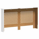 Copertura per Radiatore Bianca 152x19x81,5 cm in MDF