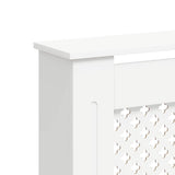 Copertura per Radiatore Bianca 152x19x81,5 cm in MDF