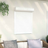 Persiana a rullo Bianco 80 x 100 cm Alluminio e poliuretano