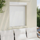 Persiana a rullo Bianco 80 x 100 cm Alluminio e poliuretano