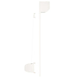 Persiana a rullo Bianco 80 x 100 cm Alluminio e poliuretano