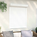Persiana a rullo Bianco 100 x 130 cm Alluminio e poliuretano