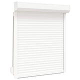 Persiana a rullo Bianco 100 x 130 cm Alluminio e poliuretano