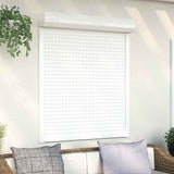 Persiana a rullo Bianco 110 x 130 cm Alluminio e poliuretano
