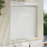 Persiana a rullo Bianco 110 x 130 cm Alluminio e poliuretano