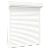 Persiana a rullo Bianco 110 x 130 cm Alluminio e poliuretano
