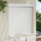 Persiana a rullo Bianco 130 x 140 cm Alluminio e poliuretano