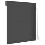 Tapparella Avvolgibile in Alluminio 100x130 cm Antracite