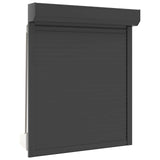 Persiana a rullo Antracite 100 x 130 cm Alluminio e poliuretano