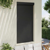 Persiana a rullo Antracite 110 x 220 cm Alluminio e poliuretano