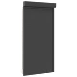 Persiana a rullo Antracite 110 x 220 cm Alluminio e poliuretano