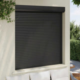 Persiana a rullo Antracite 140 x 150 cm Alluminio e poliuretano