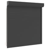 Persiana a rullo Antracite 140 x 150 cm Alluminio e poliuretano
