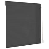 Persiana a rullo Antracite 140 x 150 cm Alluminio e poliuretano