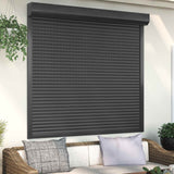 Persiana a rullo Antracite 160 x 150 cm Alluminio e poliuretano