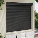 Persiana a rullo Antracite 160 x 150 cm Alluminio e poliuretano