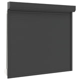 Persiana a rullo Antracite 160 x 150 cm Alluminio e poliuretano