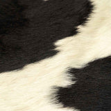 Tappeto in Vera Pelle Bovina Bianco e Nero 150x170 cm