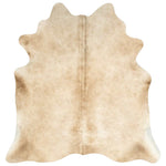 Tappeto in Vera Pelle Bovina 150x170 cm Beige